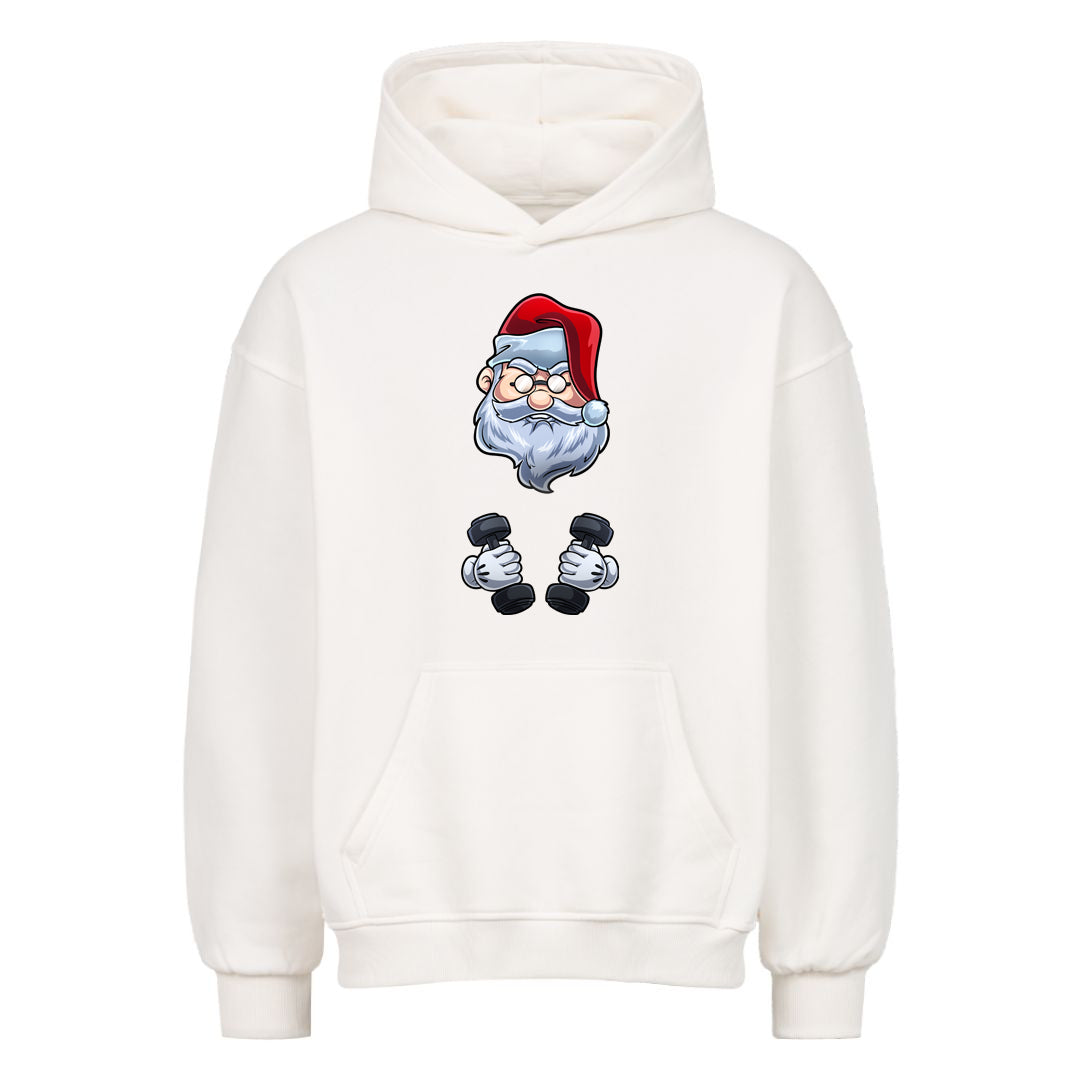 Santa Oversized Hoodie - Mit Taschendruck