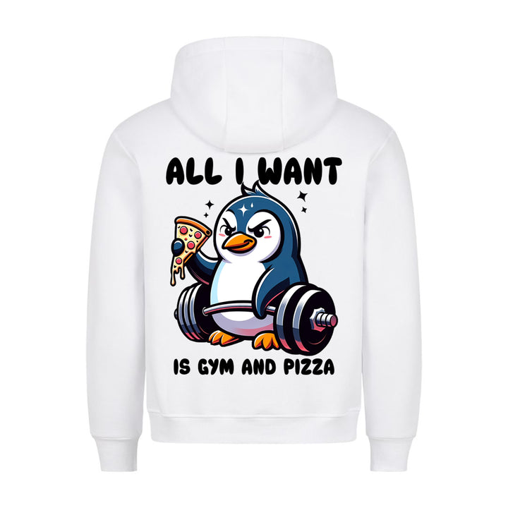 Pizza Penguine (Backprint) Hoodie