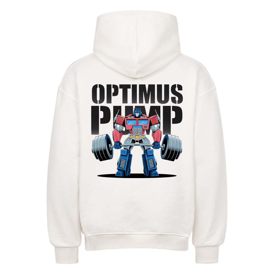 Optimus Pump oversized hoodie (rugafdruk).