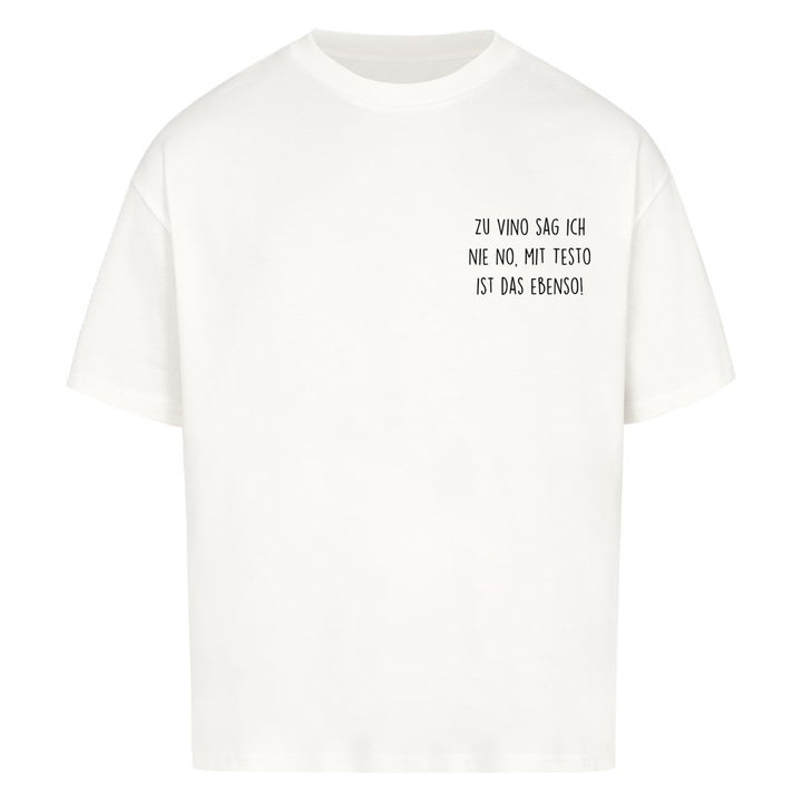 zu vino nie no Oversized Shirt