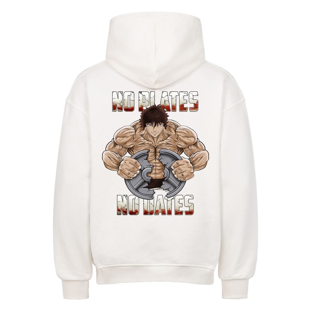 No Plates,no dates Oversized (Backprint) Hoodie