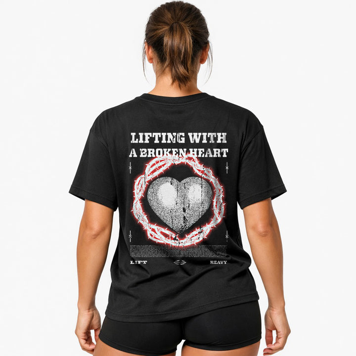 Broken heart (Backprint) Oversize Blast