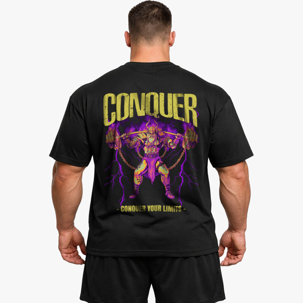 Conquer your limits (Backprint) Oversized Shirt