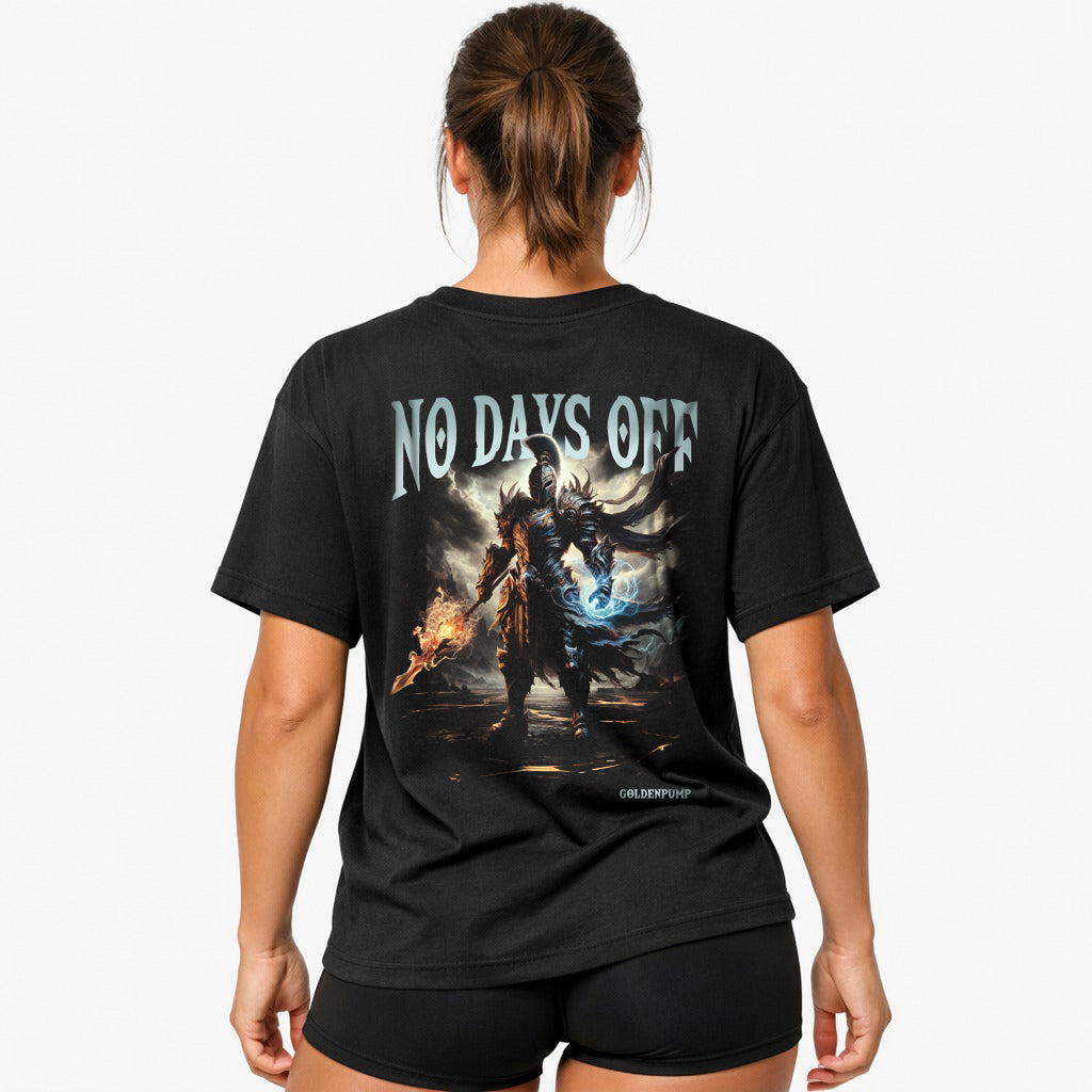 No days off Oversized (Backprint) Shirt