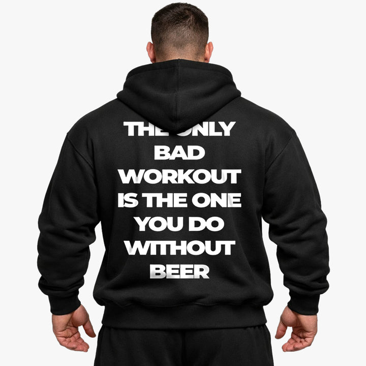 Alleen een slechte training Oversized (rugafdruk) hoodie