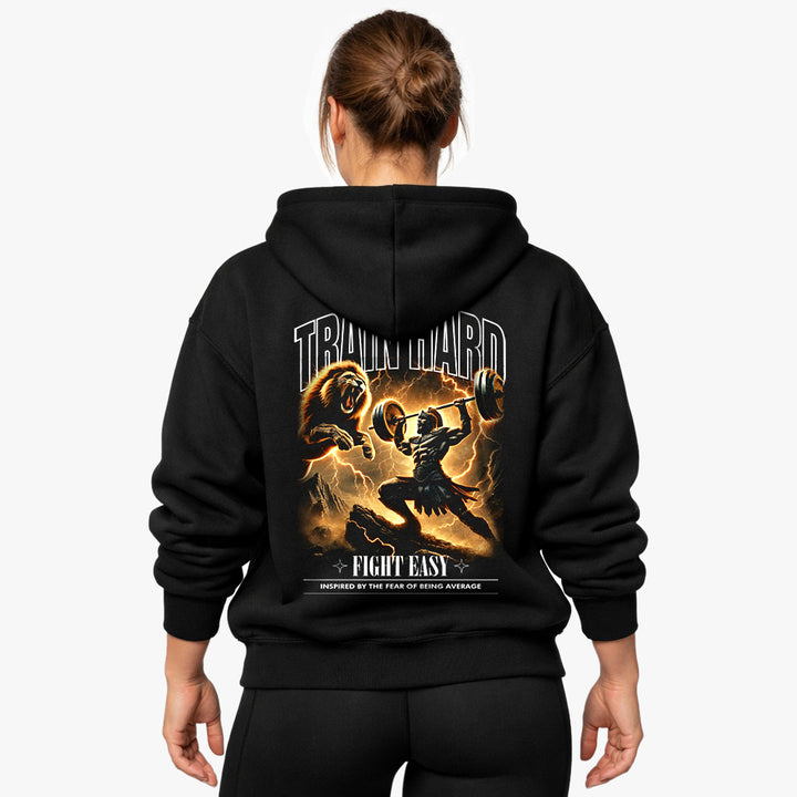 Train Hard Oversized (Backprint) Hoodie