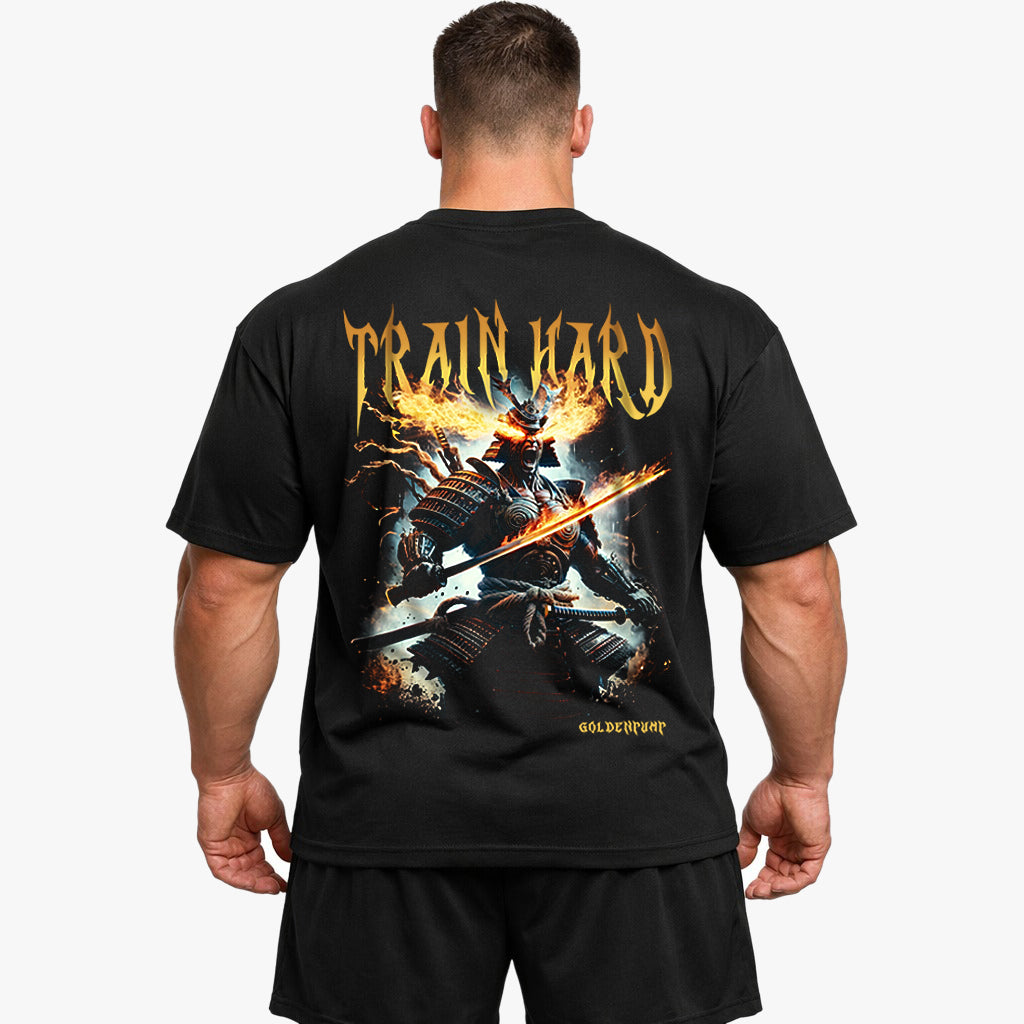 Train hard Oversized (Backprint) Shirt