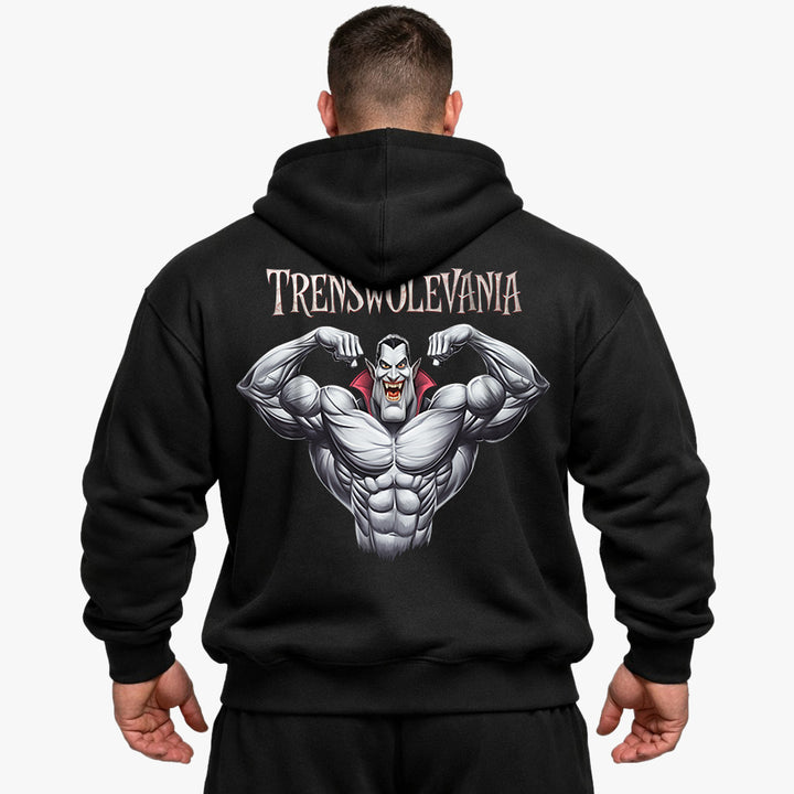 Transylvania oversized hoodie (print op de achterkant).