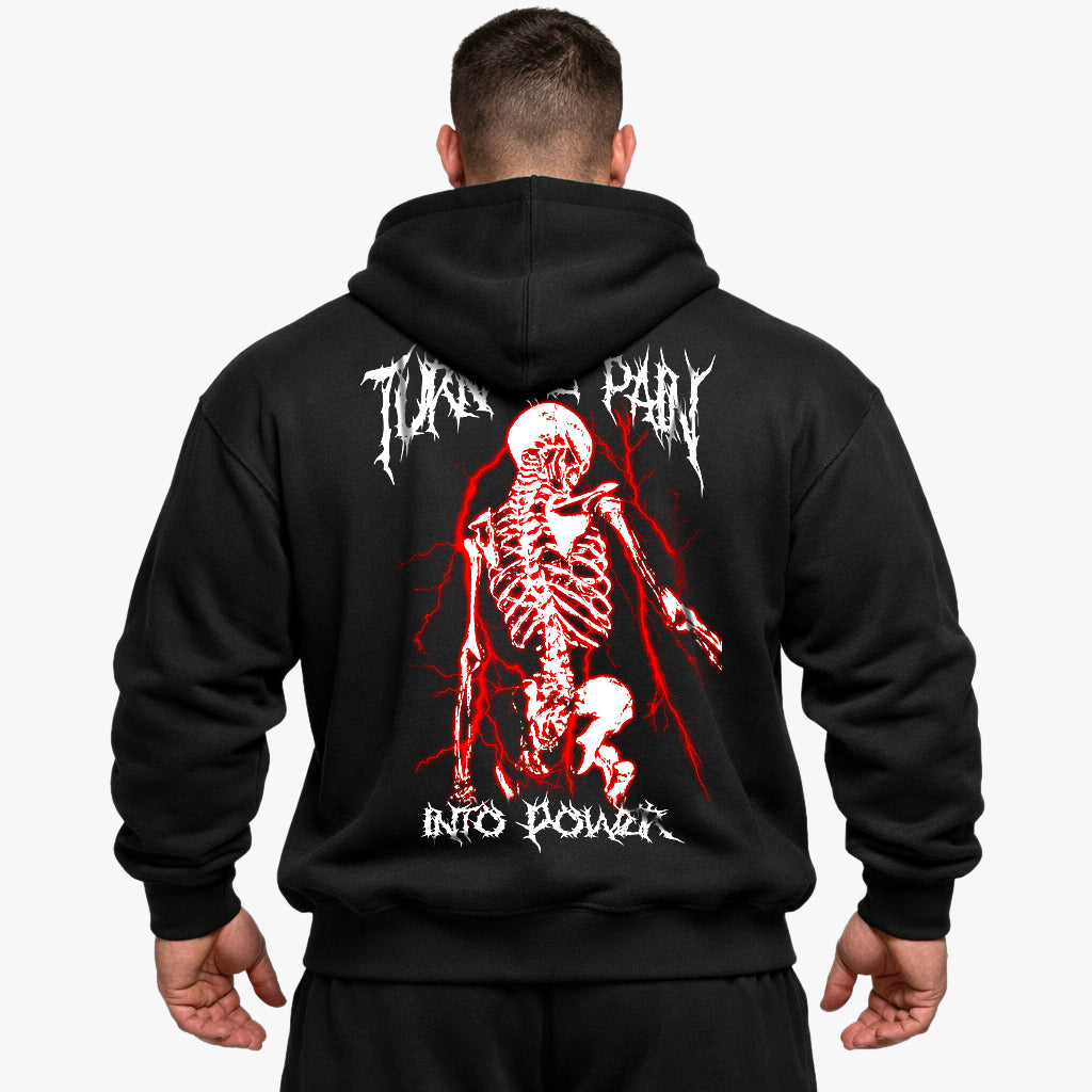 Turn the pain into power Oversized Hoodie