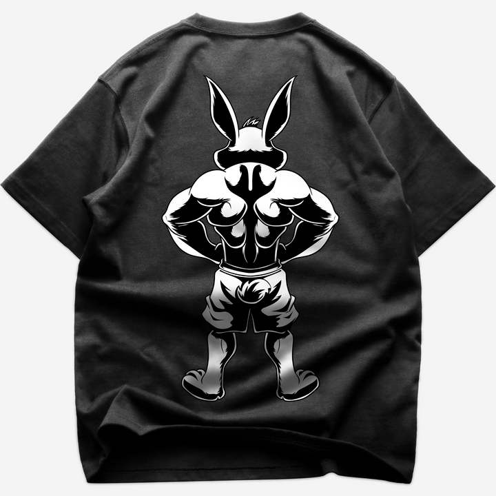 Bunny Flex B&W (Backprint) Oversized Shirt