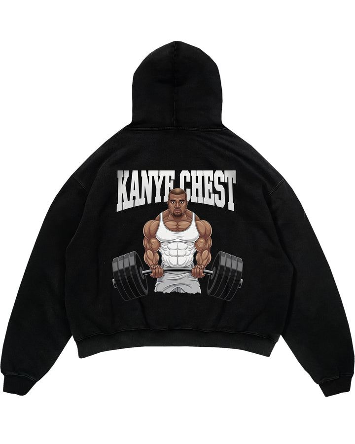 Kanye Chest Oversized (Backprint) Hoodie